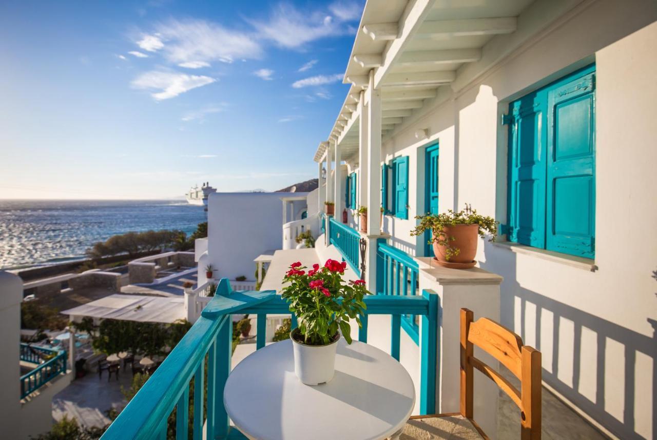 לינה וארוחת בוקר Mykonos Town Pension Marias מראה חיצוני תמונה