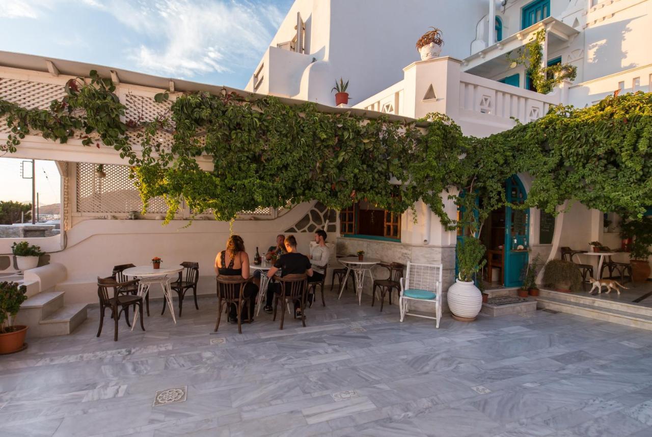לינה וארוחת בוקר Mykonos Town Pension Marias מראה חיצוני תמונה